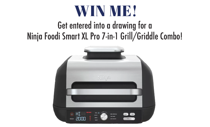 Get entered into Nemont's drawing for a Ninja Foodi Smart XL Pro 7-in-1 Grill/Griddle Combo!