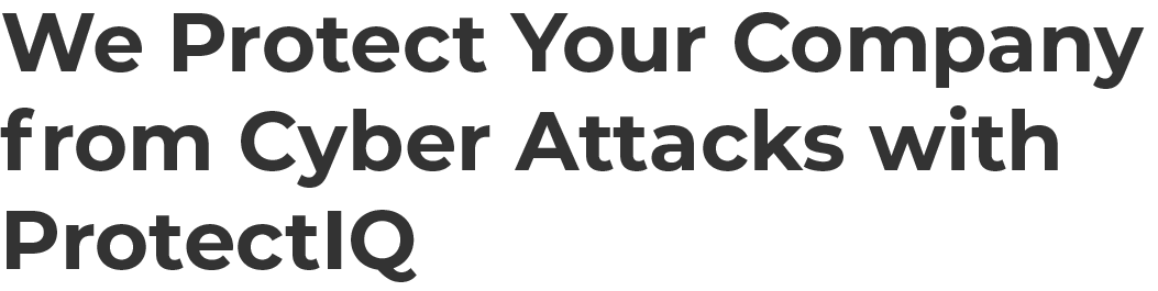 We Protect Your Company from Cyber Attacks with ProtectIQ